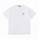 款号T01 Lv 25Ss春夏主题短袖T恤 男女同款 -采用原版280G100%纯棉面料 柔软舒适 螺纹同缸定染零色差 独家品质区别通货 欢迎对比 -颜色： 白