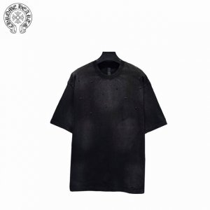 chrome Hearts 克罗心 25Ss黑标烫钻十字架短袖 采用32支双纱 克重面料 进口针织针梳棉进行制作，厚度适中，有垂感又有轮廓型，上身就是一个舒适！