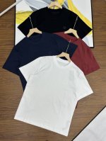 Lululemon露露情侣款乐蒙经典系列户外刺绣Logo标志短袖 纯棉T恤短袖上衣透气户外运动登山徒步通勤男款胸前是经典的刺绣款久洗也不会掉 上身清新百搭 又充