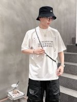 2025Ss 马吉拉家春夏新款半袖 爆款定制纯棉面料 重工洗水，面料舒适质感 码数：S-2Xl