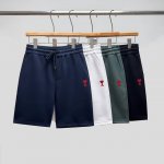 b03#Aim爱心中裤 颜色：黑色 宝蓝 白色 灰绿 尺码：M-3Xl 面料：300克双面布