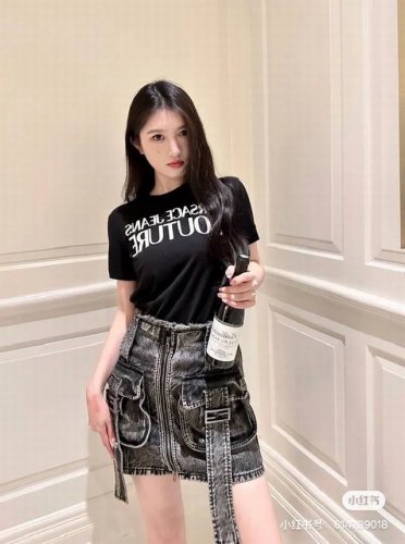 25美式复古扎染做旧工装半身裙女夏季亚文化千禧辣妹重工牛仔短裙子太好看了十补十补Sml