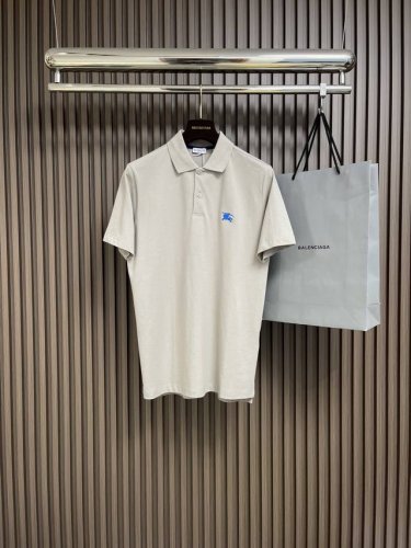 Burberry 战马刺绣polo衫，定制织梦蜂巢棉 以净色为主色调 胸前一抹战马刺绣跃然其上 如同艺术品般点缀其间 采用进口机刺绣工艺 使用先进的计算机控制系