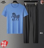 爱玛仕 隔天出货夏季新款套装！丝光面料！独家首发新品 ，2025Ss官网同步米兰走秀款 实物拍摄顶级好货 173 130斤穿L 标准码数！最新顶尖官网原单，全新