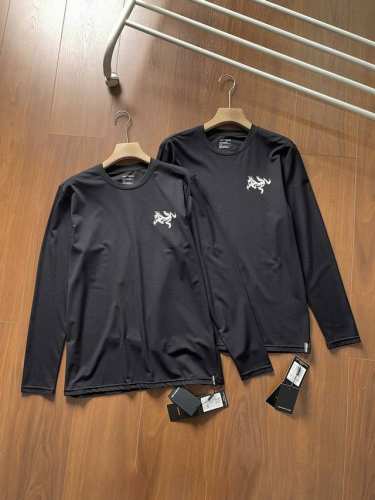 140包邮 春秋新款男女情侣同款长T打底衫Arc'teryx / 始祖鸟 Kragg Sl Cotton Bird Tile 男女同款长袖T恤丝光棉面料 滑滑的
