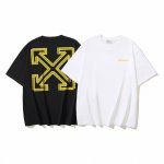 1155# Off-White纯棉260G重磅卷尺箭头标尺胶带印花短袖T恤 黑色 白色 S M L Xl