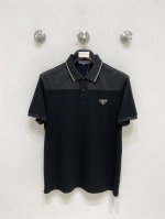 新品上市 普拉达 2025Ss夏季新款字母Logo男士翻领polo衫！经典商务男款，高端男装的天花板级别的商务男款！简约时尚大气不失优雅，单穿内搭体面过人，品质