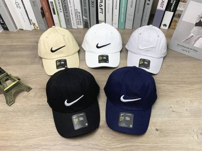 9649# #Nike耐克勾经典款软顶棒球帽休闲男女同款鸭舌帽显脸小软顶帽子# 可调节 颜色：浅灰色 白色 卡其色 藏青色 黑色