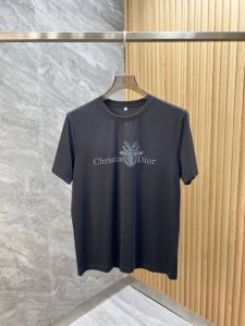 Dior 迪奥 2025年春夏新品上新 三标齐全 丝光棉圆领短袖T恤 好货不用过多介绍 看细节 专柜码数 M-6Xl 175 140建议Xl 修身版型