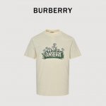 Burberry 巴宝莉Bbr 雏菊字幕 短袖T恤 定做布料 印花辅料细节都是采用一比一复刻 采用280G棉质布料32支精双棉纱平纹 无蚀尘毛艺工处布理面 特拉