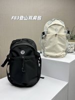 高货高货 Lululemon 2025夏季最新情侣款大容量通勤款抽绳双肩包 旅行户外登山运动双肩包 适合任意场所的通勤款式 进口复合布面料 整包质量很轻 手感和
