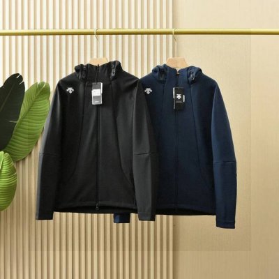 上新 迪桑特春季软壳 冲锋衣 外套，官网同步，全方位激光切割技术，高密度加绒保暖冲锋衣，高端货品质完美！Ykk拉链三标齐全 尺码:M.L.Xl.2Xl.3Xl