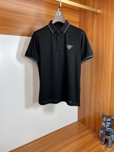 prada 普拉达 2025年春夏新品上新 三标齐全 翻领短袖polo衫 好货不用过多介绍 看细节 专柜码数 M-Xxxxl 175 140建议L
