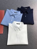 新品 Lp男士高端商务休闲珠地棉翻领Polo衫，贸易公司渠道臻品，系出名门，纯正血统品质，意大利原产出品，25年官方新品！！ 颇具意大利典型风格的时装，在面料选