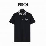fendi 芬迪 双F领口胸前刺绣字母短袖polo衫 采用100%棉双面珠地面料 拆解纱线分析 订织蜂窝四角网眼胚布 衣领为双系统提花定织扁机制成 有弹性 不变