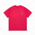 隔天到 Loewe 罗意威 3M立体字母凹凸压印 Logo精致升级 原版面料 官方同款 短袖T恤 定制260克同缸染面料 手感非常舒服 春夏最新版本 颜色: 红