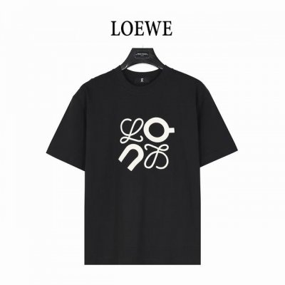 Loewe罗意威 & On 25Ss 联名徽标Logo刺绣短袖T恤 购入原版开模打造，全套定制辅料，所有细节完美还原 简约清新风格，彰显出高品格的气质， 采用2