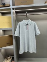 Moncler 蒙口 刺绣新款polo衫 原版面料 官方同款 采用210克纯棉珠地面料，定制 同缸染面料 手感非常舒服爽滑 版型挺阔有型 一线品牌代工厂p出品