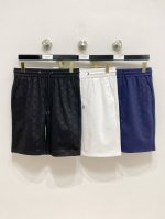 路易威登 Lv 三标齐全 2025夏季新款男士休闲短裤，高级定制面料透气面料 透气弹力舒适度极高，细节无可挑剔，顶级辅料配备，原版Logo设计理念，手感细腻柔软