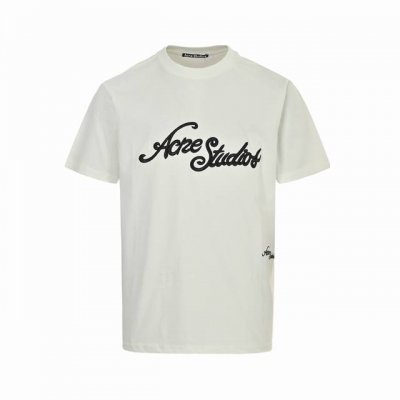 acne Studios 25Ss 刺绣字母Logo短袖 百搭不挑人 经典的刺绣元素 简约的风格 日常百搭 高街风格都是随便驾驭的 细节感满满面料非常柔软而且厚