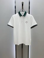 蒙口25Ss新款春夏短袖翻领T恤polo，最高版本客供定制高端朱地面料简单时尚款，拼色螺纹超级好看！胸前蒙口刺绣经典Logo简单大方的款式！满满的高级感，四季可