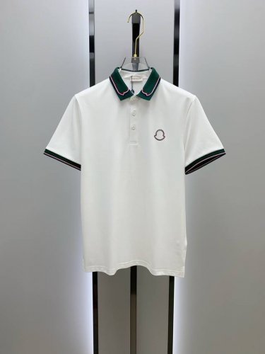 蒙口25Ss新款春夏短袖翻领T恤polo，最高版本客供定制高端朱地面料简单时尚款，拼色螺纹超级好看！胸前蒙口刺绣经典Logo简单大方的款式！满满的高级感，四季可