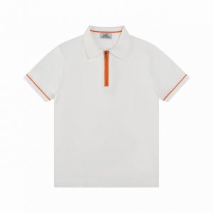120 Hermes 爱马仕 针织衫Polo衫 升级，灵感源自八十年代复古 原版面料 官方同款 圆领针织衫T恤 定制 网纱毛衣针织面料 手感非常舒服 春夏最新砖