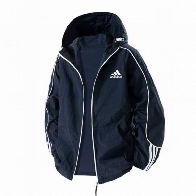 供 Adidas 阿迪达斯夏季新款男女同款户外运动休闲拼色连帽轻薄防晒衣 男女同款可配情侣装！最新款，夏季必备！ 防晒指数50+认证款！高端品质无敌！ 进口科技