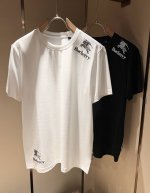 burber*Y巴*莉2025春夏新品男女同款短袖T恤，重磅来袭，最近比较火热的环保纯棉面料制作而成，高端户外运动休闲系列，非常火热运动风潮！Bur最新研发的特