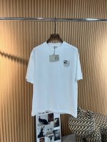 罗意威 2025春夏新款首发专柜最新款短袖圆领T恤 高端订制 设计前卫时尚！品牌Logo重工艺设计 高端定制高端丝光云朵棉面料.手感柔软.穿着舒适.专柜级别精致