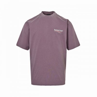Balenciaga 巴黎世家 可乐波浪印花短袖 全新的面料与车线工艺，定制高克重面料，全程都是定织定染的，特殊色的决绝忌讳现成面料，大货只用到10卷面料，虽然