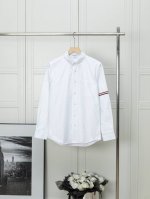 Tb单袖织带衬衫现货 Thom Browne 专柜正品同步 Tb单袖红白蓝织带彩条衬衫 意大利制造产地小标 高精定制正品牛津纺 100%纯棉 自家品牌工厂P流水