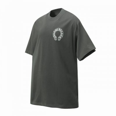 款 Chrome Hearts Ch 克罗心彩色马蹄梵文字母印花短袖T桖 采用直喷进口机器印花 五金辅料均开磨定制 正确配置 黑色2025克罗心正品包装 280