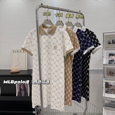 韩国Mlb老花满标Ny刺绣翻领连衣裙Polo裙A字裙2025 夏季新款宽松休闲裙子 Mlb老花连衣裙强势来袭！ 高级的配色Polo领 上身小香风满满 贵气十足气