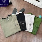 Arcteryx 始祖鸟轻量化短袖 高弹格鲁网 黑 绿 灰军绿 灰杏 尺码M到5Xl 新款面料 网格透气 ，细长纤维 具有良好的吸湿透气性能 ，久穿不粘腻 ，保