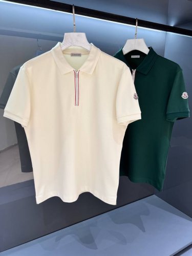 新品 柜台限定 全网独家发售 贸易公司渠道订单 Mon*Cl*R 蒙系2025春夏新品 Mon徽标男士翻领polo衫短袖T恤 经典的polo衫一件必不可少 对于