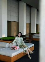 法式粉色长袖针织开衫名媛气质细闪亮片小香短款外套潮 均码 冰丝