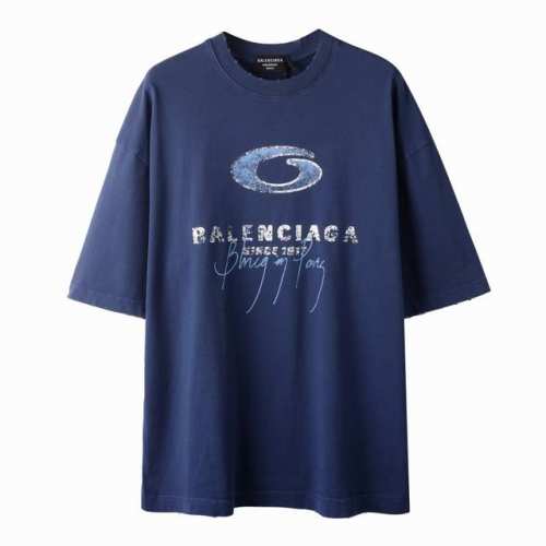 爆款推荐Xs L balenciaga巴黎世家2025新款字母印花短袖T恤 原版面料高版本高品质 网红明星同款 精纺A类32支双260克 独特的高温水洗定型 阿