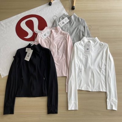 主图 品质运动Lululemon 露露乐蒙 四色立领夏季原纱小蛮腰冰感防晒衣 女款上衣 它简直就是防晒界的翘楚！后背透气设计 只需这一件，就能拥有防紫外线、透气