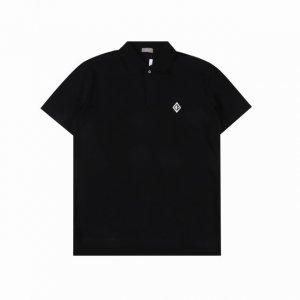 dior 迪奥 25Ss 硅胶菱形徽标polo短袖 原版一致 定制专用渐变格纹螺纹 双面珠地面料 三标齐全 定制纽扣 面料柔软舒适 还原原版一比一 男女同款 s