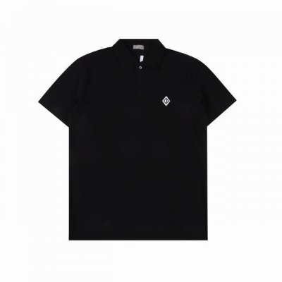 dior 迪奥 25Ss 硅胶菱形徽标polo短袖 原版一致 定制专用渐变格纹螺纹 双面珠地面料 三标齐全 定制纽扣 面料柔软舒适 还原原版一比一 男女同款 s