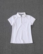拿货 Descentegolf 迪桑特高尔夫Field系列女士短袖Polo衫25夏季新品 采用质感针织面料制成的短袖Polo衫，面料四面回弹，表面珠地微肌理组织