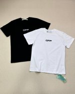 顶级版本上新 O38# -Off-White C O Virgil Ss24重工独家 新款机场胶带封条 标语警戒线印花Ow箭头Virgil Abloh高街复古短