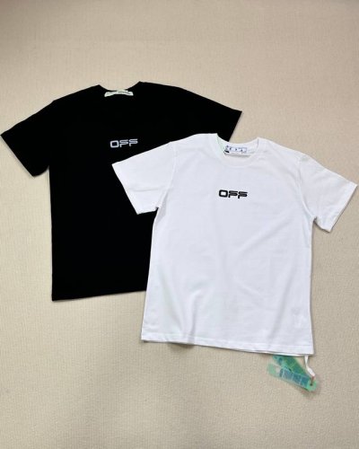 顶级版本上新 O38# -Off-White C O Virgil Ss24重工独家 新款机场胶带封条 标语警戒线印花Ow箭头Virgil Abloh高街复古短