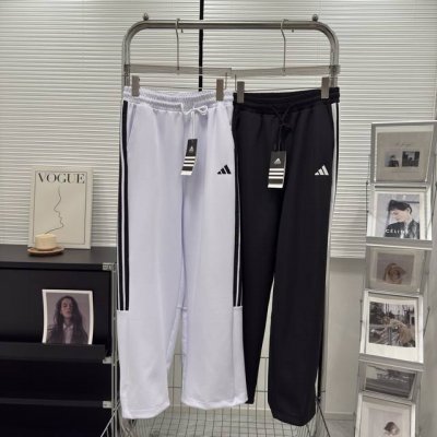 新款上新 独家原版品质绝不是市面上渣渣货 随意对比 随意验证 Adidas阿迪达斯25Ss运动休闲针织宽松长裤 刺绣Logo 男子针织长裤是当季的日常穿搭佳选