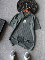 顶级商场新品！ 人气爆款！Loewe 罗意威专柜新品冰氧无痕短袖衬衫！恒隆在售万元级，款号：6503 罗意威家今年最新一体色织冰氧液氨锦棉面料！表层做了3D立体