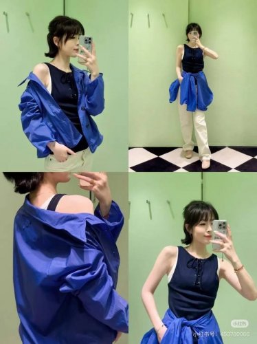 prada25春夏新款纸感尼龙防晒衬衣 时髦单品超好驾驭 人手必备Sml