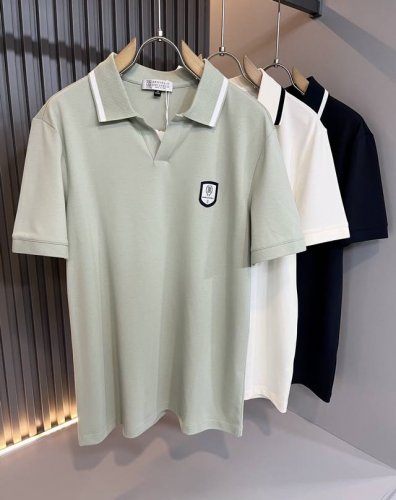 Bc-Brunello Cucineli 2025春夏新款男士短袖polo衫，众多明星都爱穿的时尚百搭单品！胸前Logo超级好看,喜欢经典简约的朋友,一定不能错