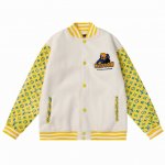 b88 -Lv 狗头毛巾绣棒球服 搭配荔枝纹满印工艺 质感十足 重工五金 高克重面料 手感细腻柔软 M L Xl Xxl