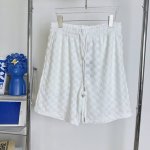 038 当天到货 现货现配 Louis Vuitton 路易威登棋盘格子提花毛巾绒短裤 原版面料、高版本、高品质； 定制全棉毛巾面料满印提花，质感舒适度都是拉满